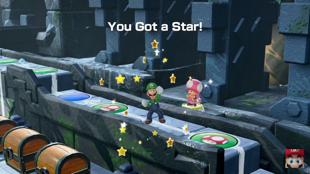 Super Mario Party Luigi Gets a Star