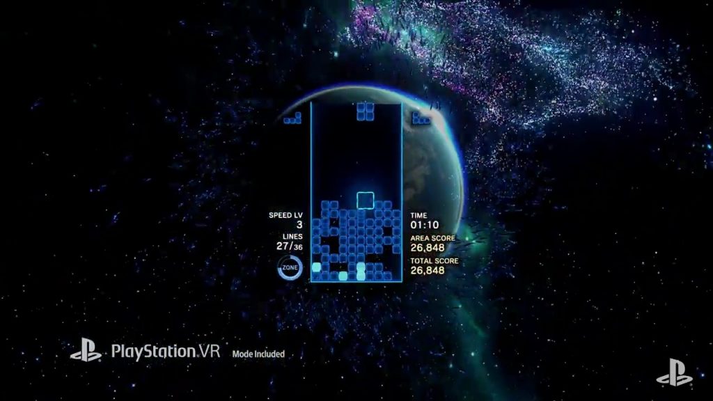 Tetris Effect Basic Gameplay