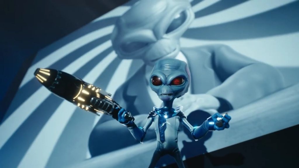 Alien using mind control in Destroy all Humans