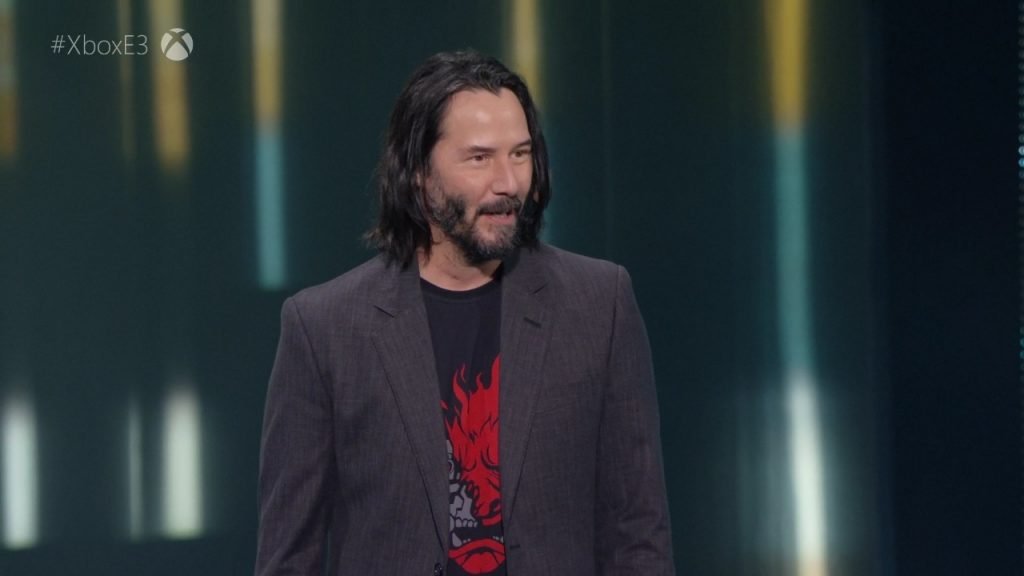 Keanu Reeves at Xbox E3 2019 Briefing