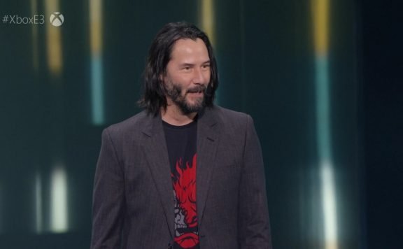 Keanu Reeves at E3 2019