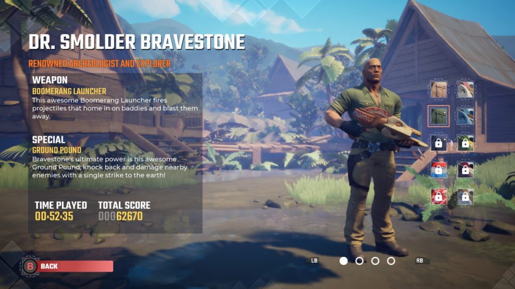 Doctor Smolder Bravestone Equipment Screen