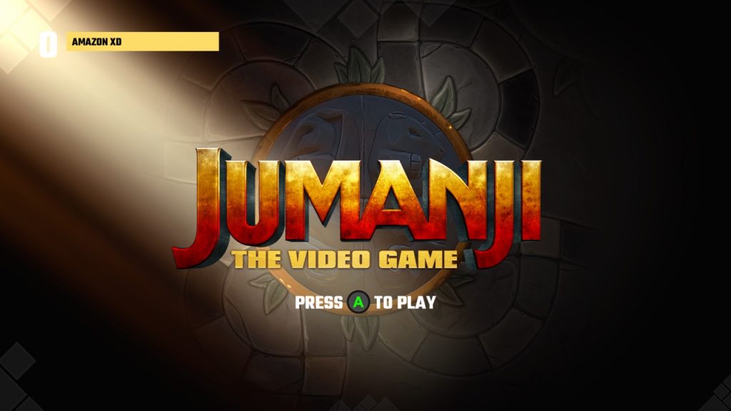 Jumanji The Video Game Title Screen
