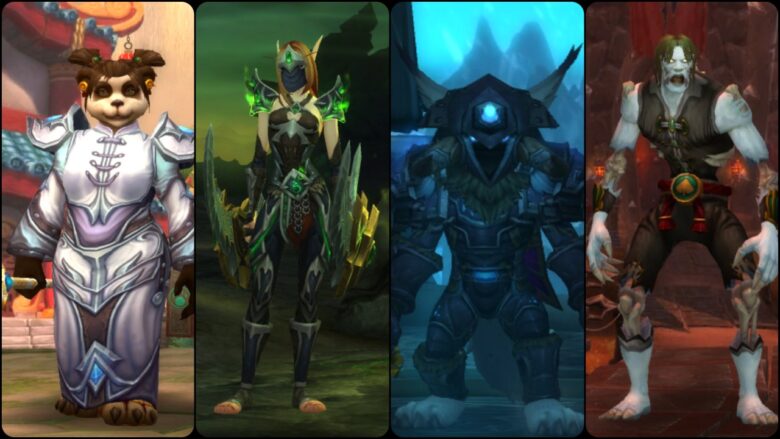 World of Warcraft Four Character Banner