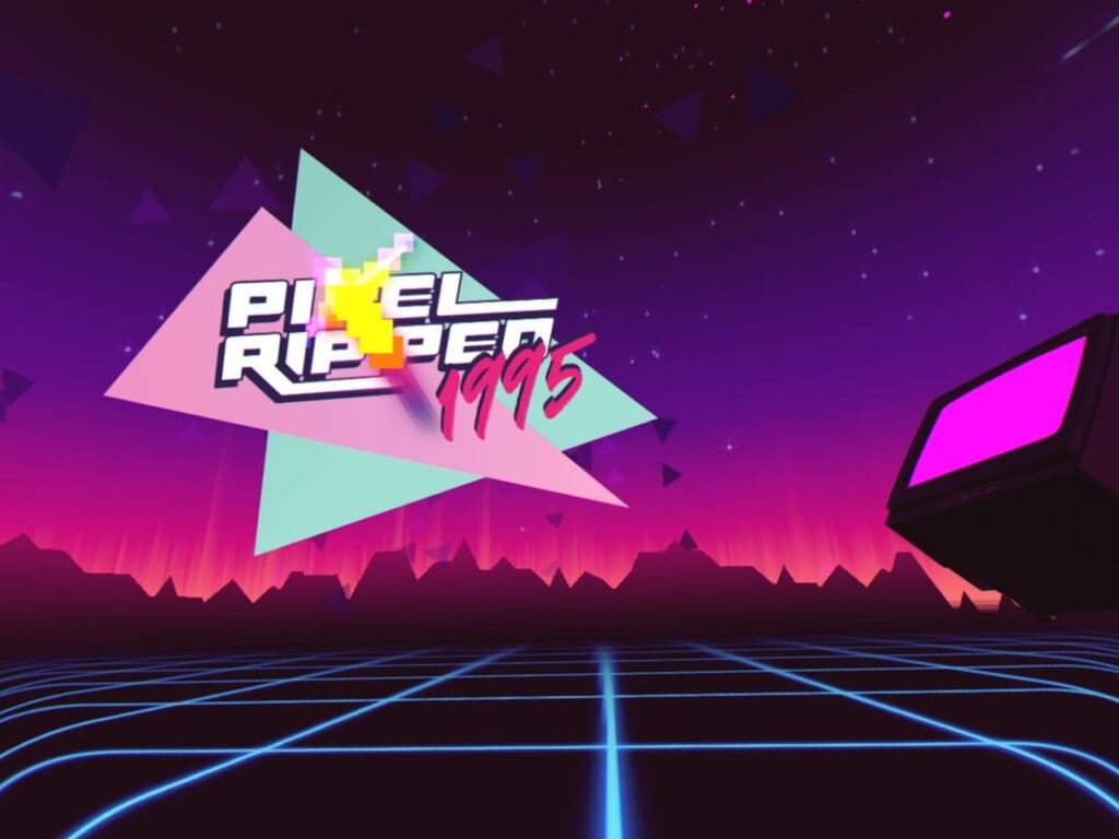 Pixel Ripped 1995 Title Screen