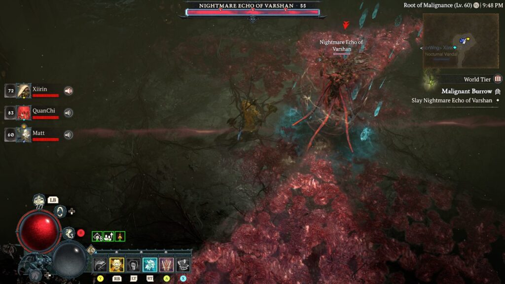 Diablo IV Nightmare Echo of Varshan Boss