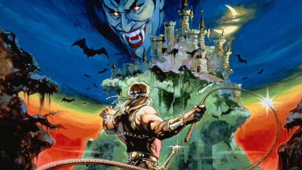 Castlevania NES Key Art