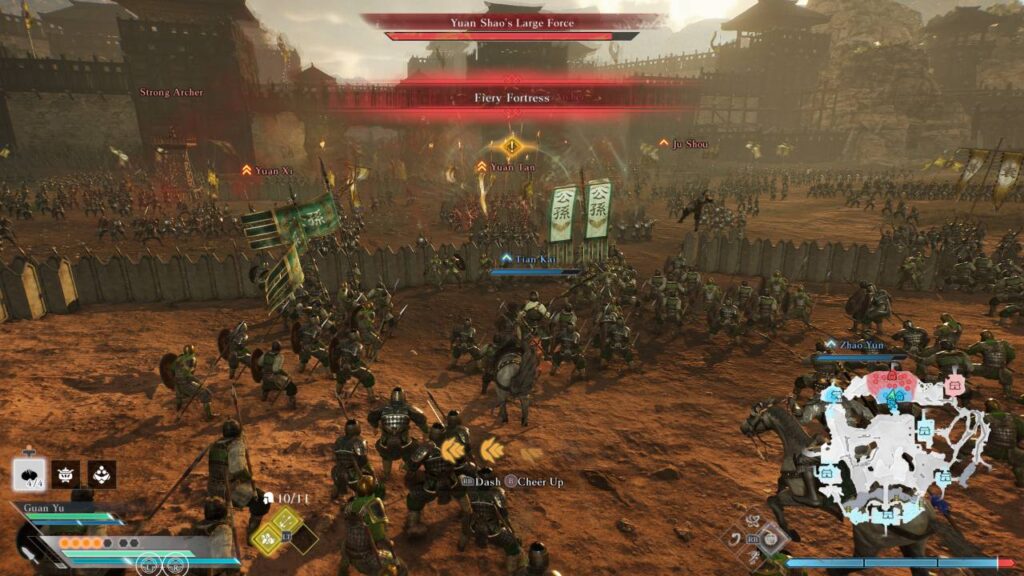 Dynasty Warriors Origins Battle Gameplay